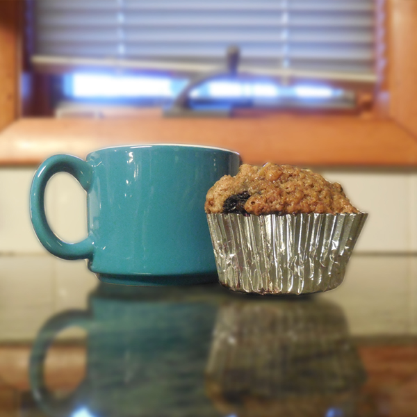 Blueberry Walnut Crunch Muffins